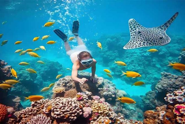 Blue Hole Dahab – snorkeling w krystalicznie czystej wodzie Morza Czerwonego.