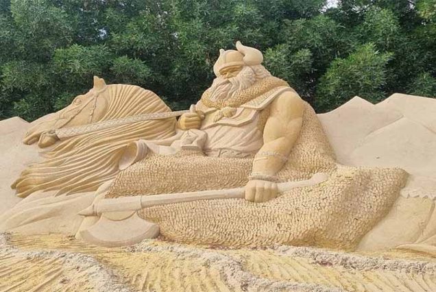 Outdoor sand sculptures in Hurghada – Sand Museum with private guided tour